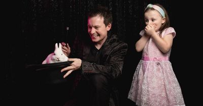 'My best trick yet': magician dad soaks up precious moments with daughter