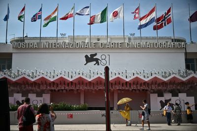 Watch: Jude Law and Nicholas Hoult arrive at Venice Film Festival to premiere crime thriller The Order