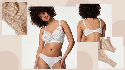 M&S Lace Non-Padded Bralette F-H Review: "A great everyday bra for women with big boobs"