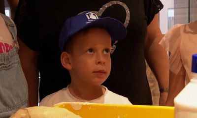 Boy, four, who broke bronze age jar returns to museum in Israel