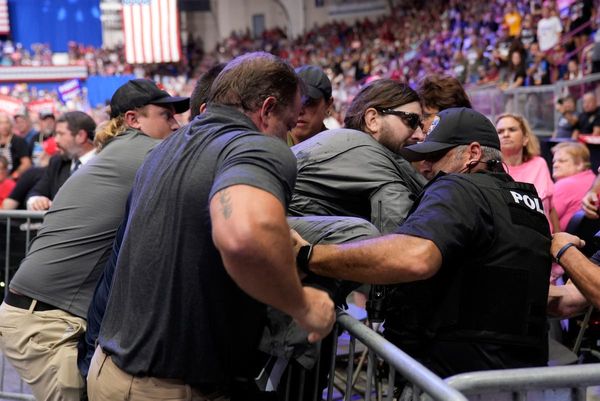 Trump rally faces security scare as man storms press area and is tasered – weeks after assassination attempt