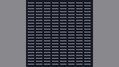 'Tricky' viral optical illusion is difficult to crack: Can you find the odd word in 5 seconds?