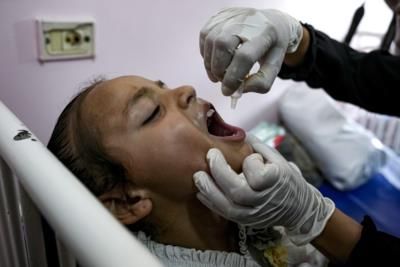 UN Begins Polio Vaccinations In Gaza Amid Ceasefire Concerns