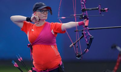 Jodie Grinham shoots into history with Paralympic archery bronze while pregnant