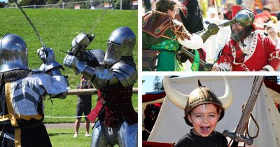 Step back in time to a medieval world, where knights duel and swords rule