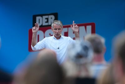 A far-right party is looking for wins in 2 state elections in eastern Germany