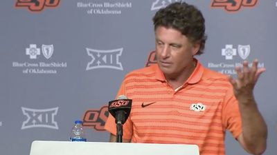 Mike Gundy Struggled With an Unlikely Reference While Joking About Connor Stalions