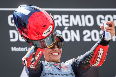 Emotional Marquez dedicates Aragon MotoGP win to his closest circle