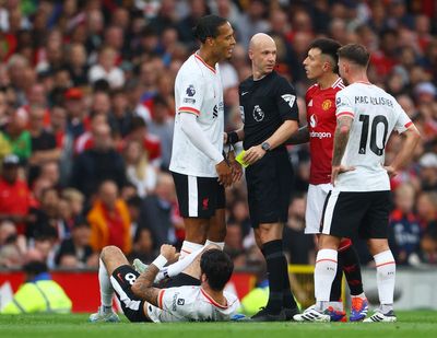 Virgil van Dijk’s four-word challenge to Lisandro Martinez in heated Manchester United-Liverpool moment