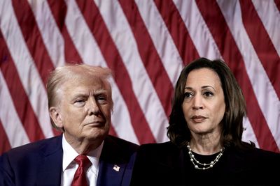 Harris dings Trump on weed stance