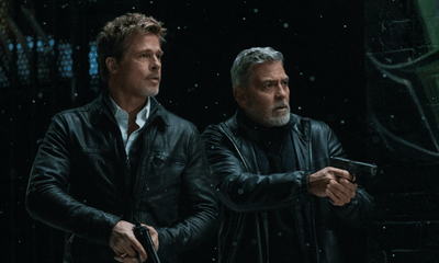 Wolfs review – Pitt and Clooney are job-sharing loners in Spidey-meme of a thriller