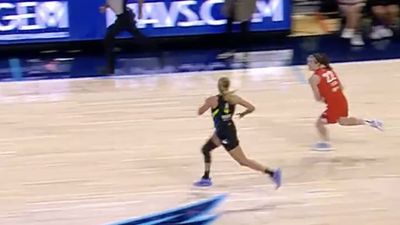 Caitlin Clark Ignites Electric Fever Fast Break With Another Ridiculous Bounce Pass