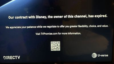 Disney Channels Go Black on DirecTV