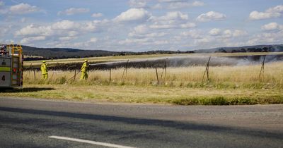 Majura grassfire 'under control', firefighters monitor area