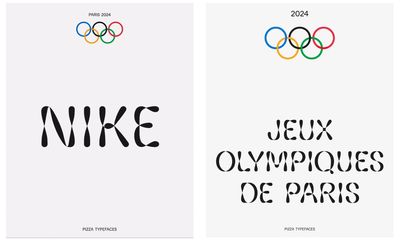 Nike's Olympic Games typeface has a lot of muscle