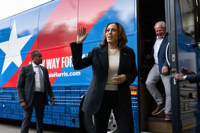 Harris widens gap over Trump across almost all battleground states including Georgia and Nevada, poll shows