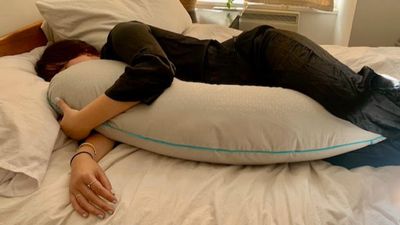 I'm a side sleeper and I tested a body pillow for the first time — here's how my sleep changed