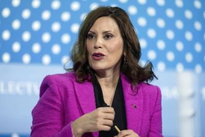 Michigan Gov. Whitmer Praises VP Harris, Criticizes Trump On Labor