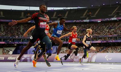 Sherman Guity Guity grabs gold as Jonnie Peacock misses 100m medal