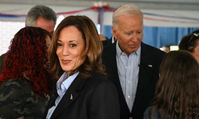 Harris and Biden pitch for steel votes in Pittsburgh in first joint appearance on campaign trail