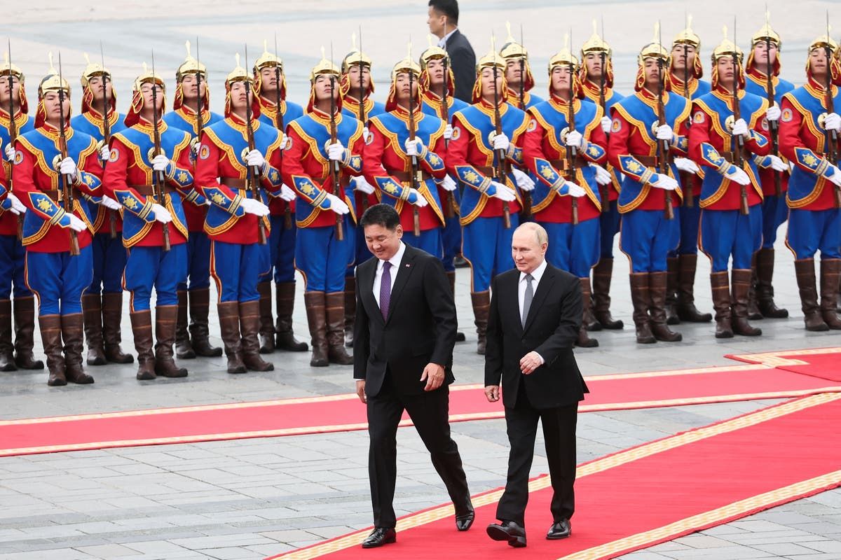 Russian Leader Putin Visits Mongolia, Defying An…