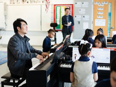 Musician Lang Lang aims to highlight link between music and children’s mental health