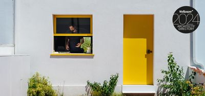 Branco del Rio's House AA8 brings a pop of colour to its Portuguese neighbourhood