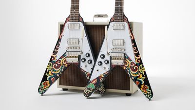 “A player who took the instrument to places no-one else had ever gone before”: Epiphone’s Jimi Hendrix ‘Love Drops’ Flying V recreates the guitar great’s most psychedelic model