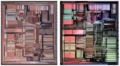 Pentium processor turned into a Navajo weaving — Ken Shirriff finds a piece of CPU history