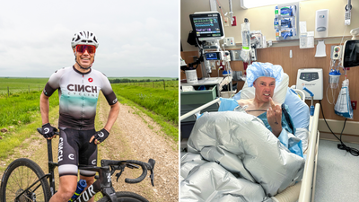 Meet the rider giving cancer the middle finger