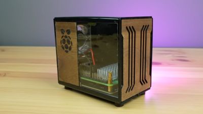 Raspberry Pi 5 powers personal cloud server in a custom laser-cut case