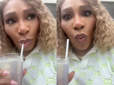 Serena Williams tries first Honey Deuce cocktail at US Open - because she was always playing