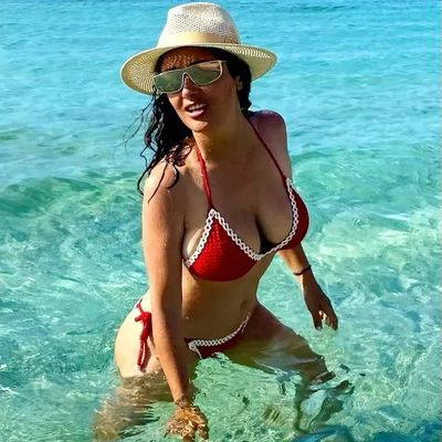 Salma Hayek Posts Bikini-Clad Thirst Traps In Honor of Her 58th Birthday