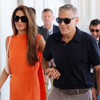 Amal Clooney's Citrus September Jumpsuit Says Brat Green Summer Is Officially Over