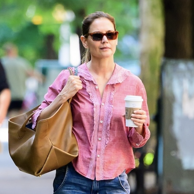 Katie Holmes's New Favorite Denim Trend Is More Polarizing Than Skinny Jeans