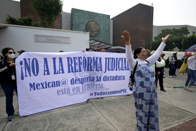 Mexican Protesters Try To Disrupt Vote On Contentious Reforms