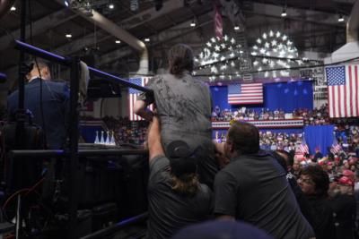 Protester Arrested At Trump Rally For Disruptive Behavior