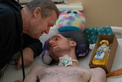 Hope for recovery emerges for a Ukrainian soldier who suffered a severe brain injury 2 years ago