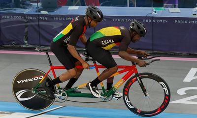 ‘We are using a very old bike’: meet Ghana’s first blind Paralympic cyclist