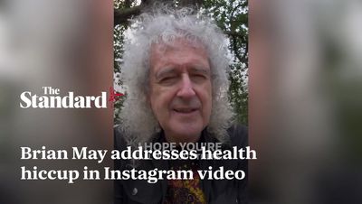 Sir Brian May hospitalised after suffering stroke which left him with 'no control' over his arm