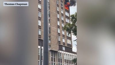 Catford fire: Investigation launched after 70 firefighters battle blaze at tower block