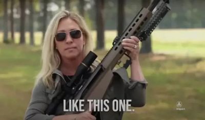 Marjorie Taylor Greene's gun-filled campaign ads resurface after offering prayers for Apalachee school shooting victims