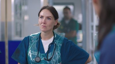 Casualty star Elinor Lawless reveals: ‘The punches keep coming’