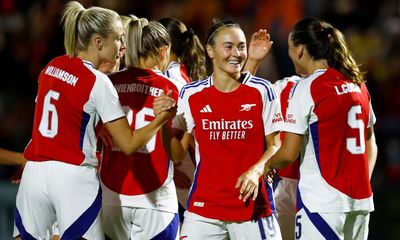 Foord nets four as Arsenal rout Rangers to close on Women’s Champions League