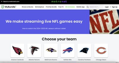 MyBundle Launches (Actually Pretty Useful) New Widget to Help You Find the Game, 'NFL Schedule'