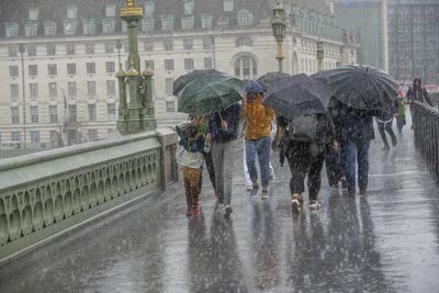 UK weather live: Met Office warning as over a month’s rain to fall in two days on southern Britain