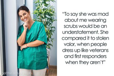 Student Gets Criticized By Neighbor As She’s Not A Nurse But Is Wearing Scrubs, Seeks Advice Online