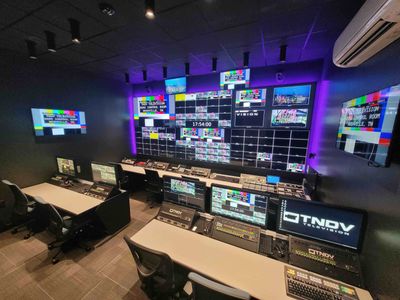 Live Media Group Holdings Dedicates REMI Video Production Control Room at TNDV HQ