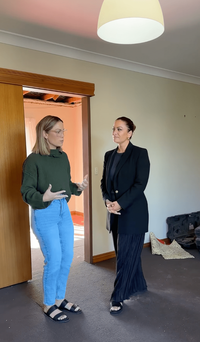 Before and after: Alisa and Lysandra’s surprise renovation of their mum’s unit