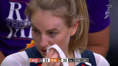 Mystics' Karlie Samuelson Sporting Nasty Bruise After Taking an Elbow to the Face